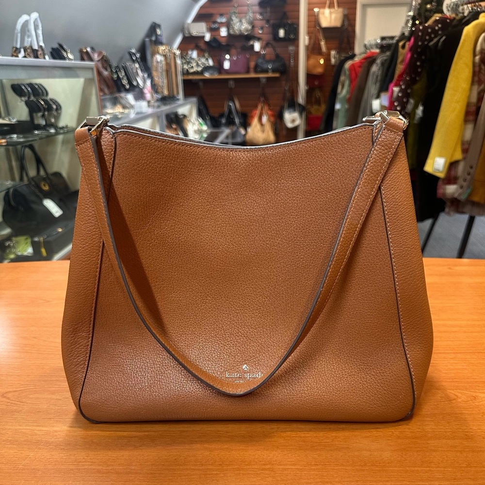 Kate Spade Tan Leather Shoulder Bag